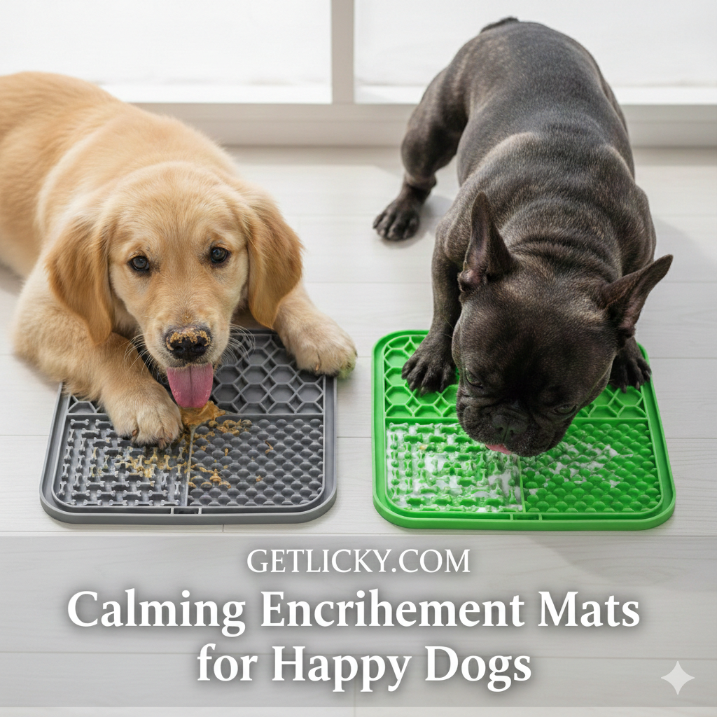 Licky™ Calming Enrichment Mat - Anti-Anxiety Dog Licking Pad (2-Pack)